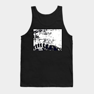 Two Women On The Bridge. Abstract Art Photography. Tank Top